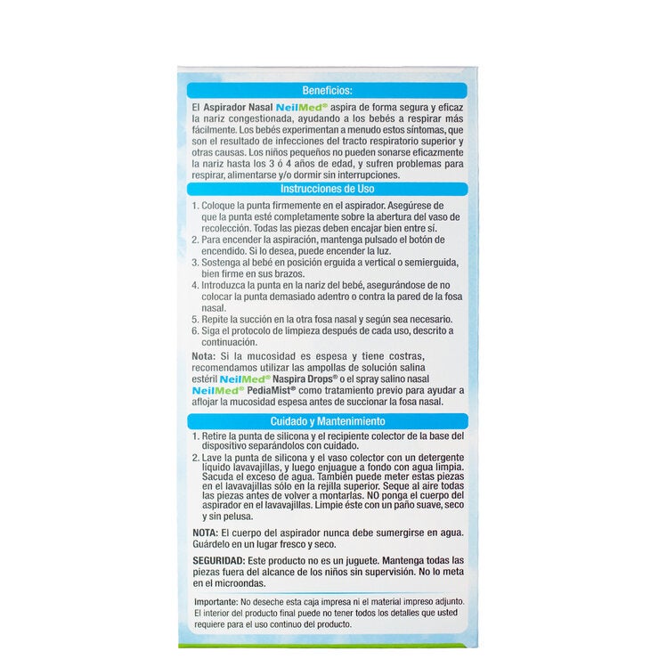 Neilmed Aspirador Nasal con baterias Neilmed Aspirador Nasal con baterias