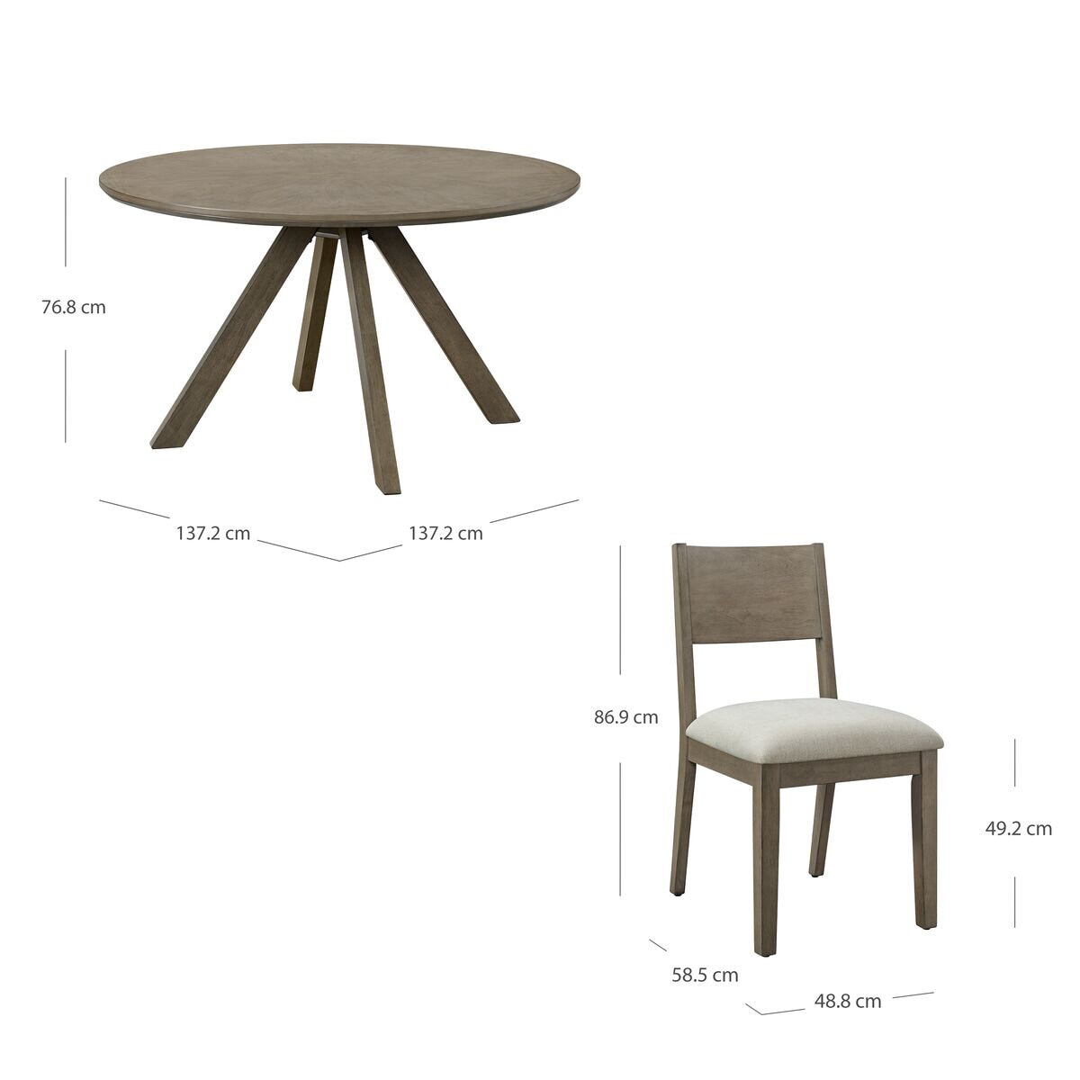 Bayside Furnishings, Juego de Comedor de 5 piezas