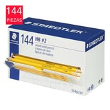 Staedtler Paquete de Lápiz de Grafito Amarillo 2HB, 144 Piezas