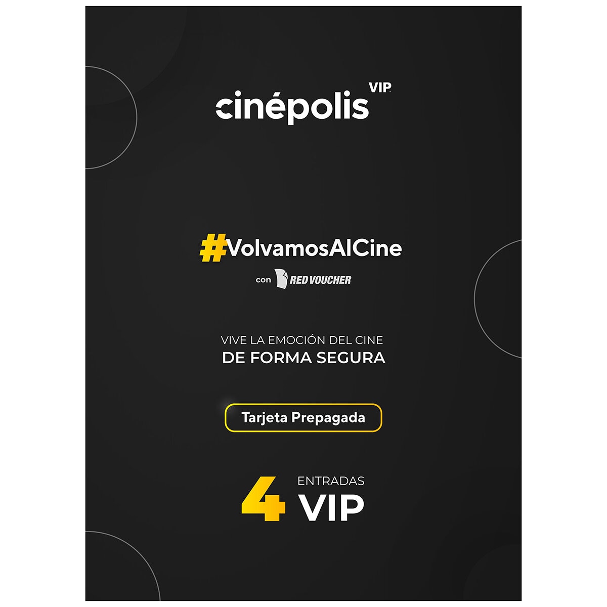 Cinépolis VIP 4 Entradas de Cine Cinépolis VIP 4 Entradas de Cine