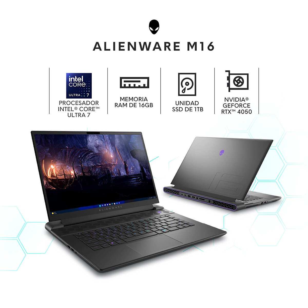 DELL Alienware Gaming NB M16 R2 Laptop 16" Quad HD Intel Core Ultra 7 16GB 1TB SSD DELL Alienware Gaming NB M16 R2 Laptop 16" Quad HD Intel Core Ultra 7 16GB 1TB SSD
