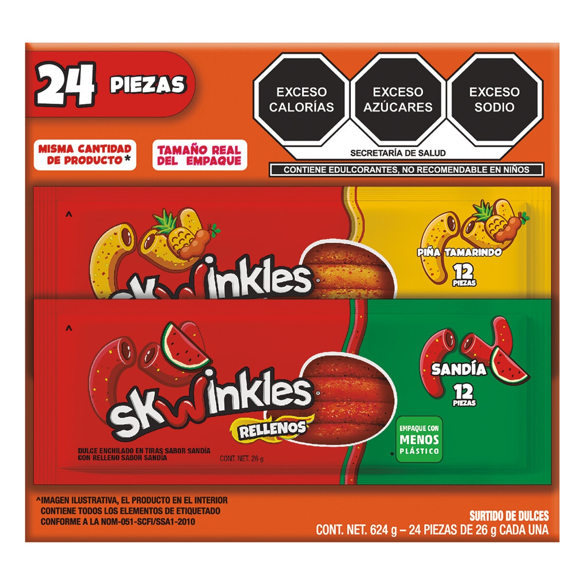 Skwinkles Rellenos 24/26g c/u Skwinkles Rellenos 24/26g c/u