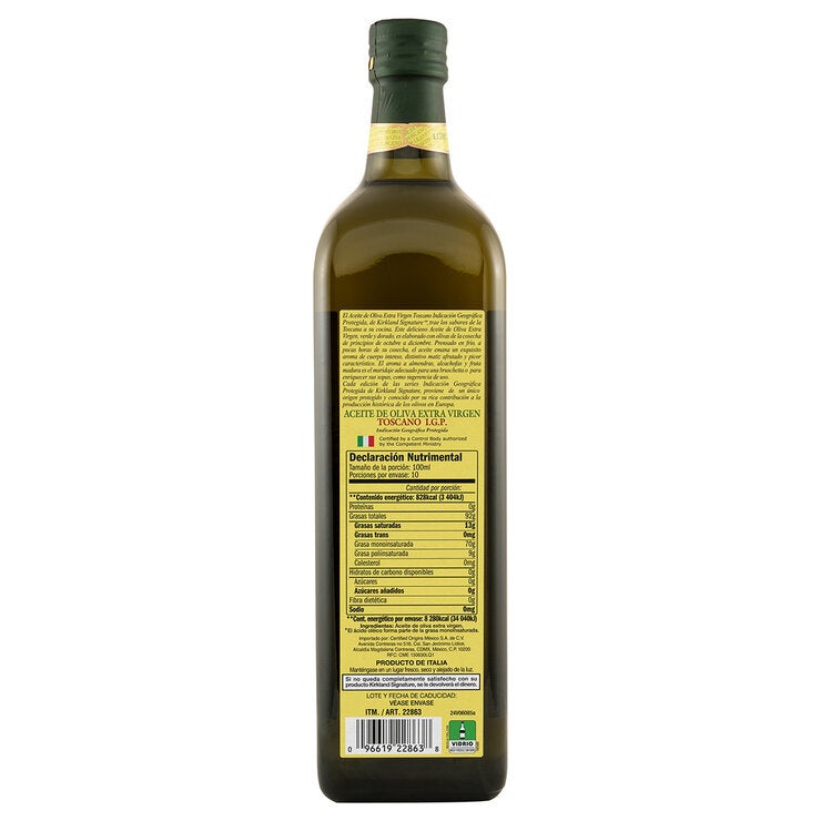 Kirkland Signature Aceite de Oliva Extra Virgen Toscano 1 l Kirkland Signature Aceite de Oliva Extra Virgen Toscano 1 l
