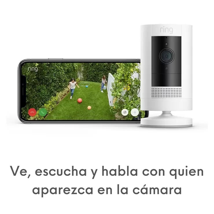 Ring, Paquete de 3 cámaras Stick Up para Interior y Exterior Ring, Paquete de 3 cámaras Stick Up para Interior y Exterior