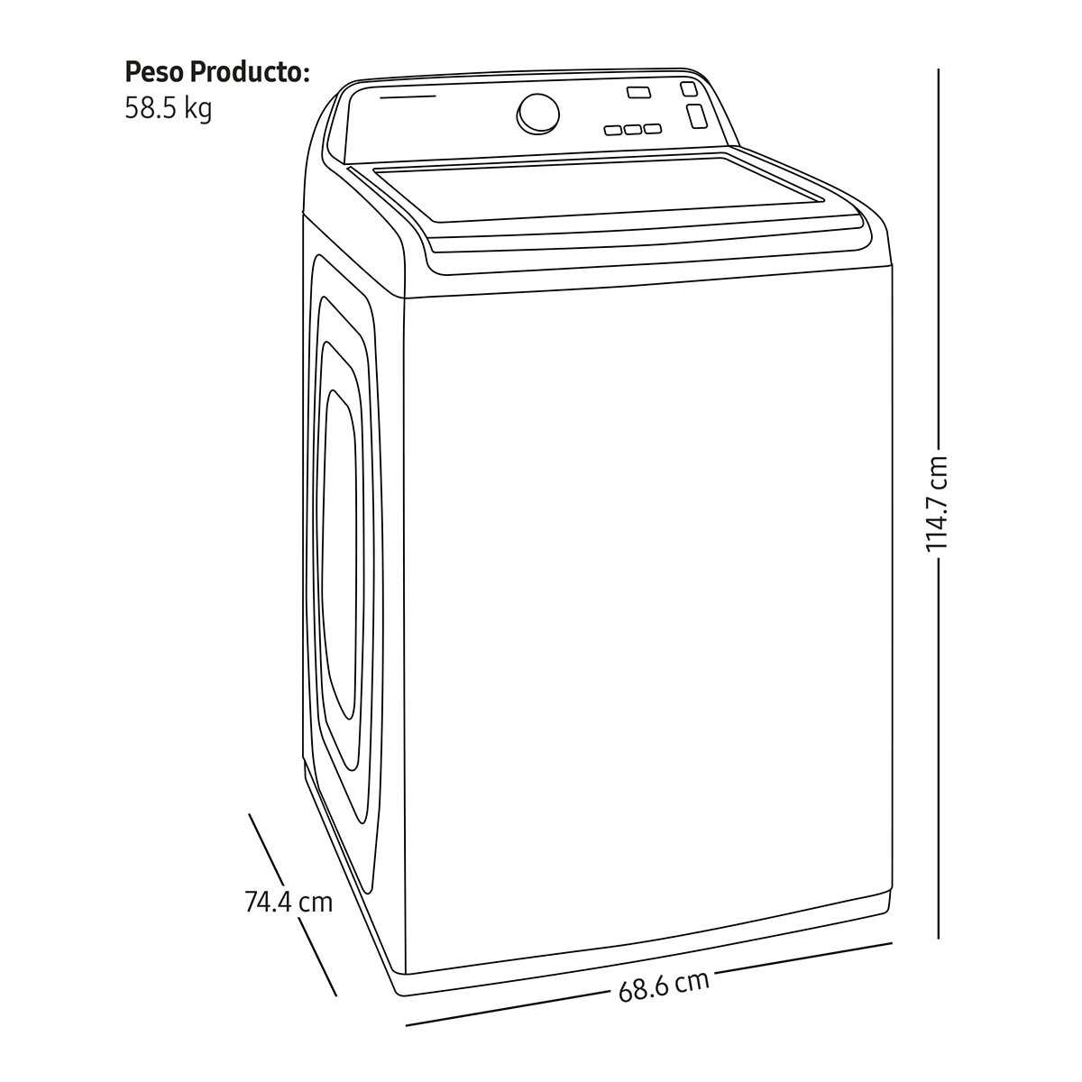 Samsung Lavadora 23kg Samsung Lavadora 23kg