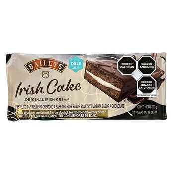 Bailey's Pastelito Irlandés 10 pzs de 39 g Bailey's Pastelito Irlandés 10 pzs de 39 g