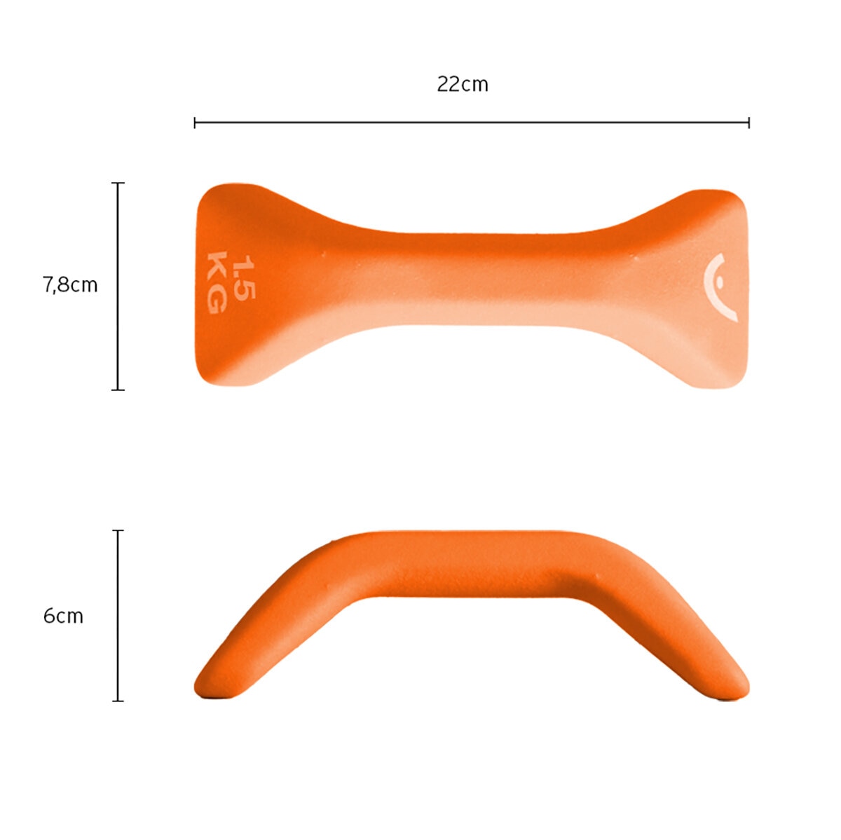 HEAD Set de Mancuernas de 1.5 kg