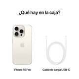 Apple iPhone 15 Pro 256GB Titanio Blanco