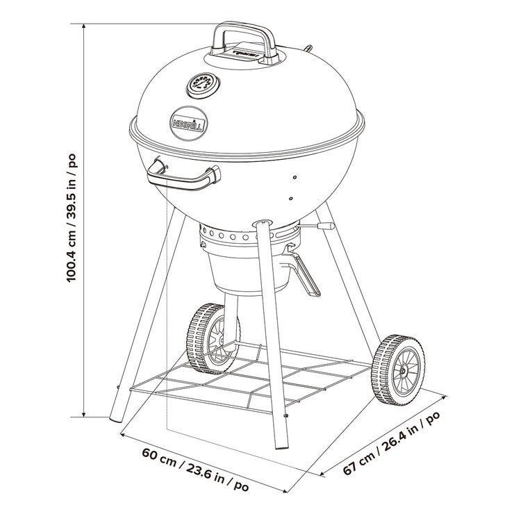 Nexgrill, Asador de Carbón de 22.5" Nexgrill, Asador de Carbón de 22.5"