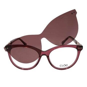 Cloe CLE.61412.0RED.54 Armazón Oftálmico + Clip Solar Polarizado Cloe CLE.61412.0RED.54 Armazón Oftálmico + Clip Solar Polarizado