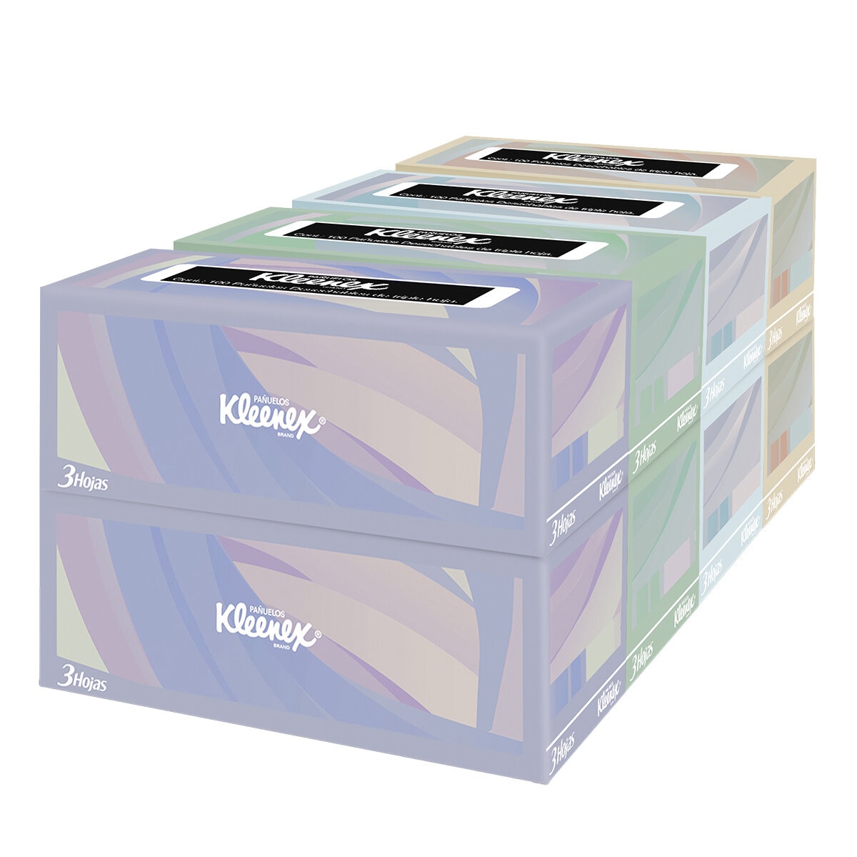 Kleenex Pañuelo Triple Hoja 8 cajas con 100 pzas Kleenex Pañuelo Triple Hoja 8 cajas con 100 pzas
