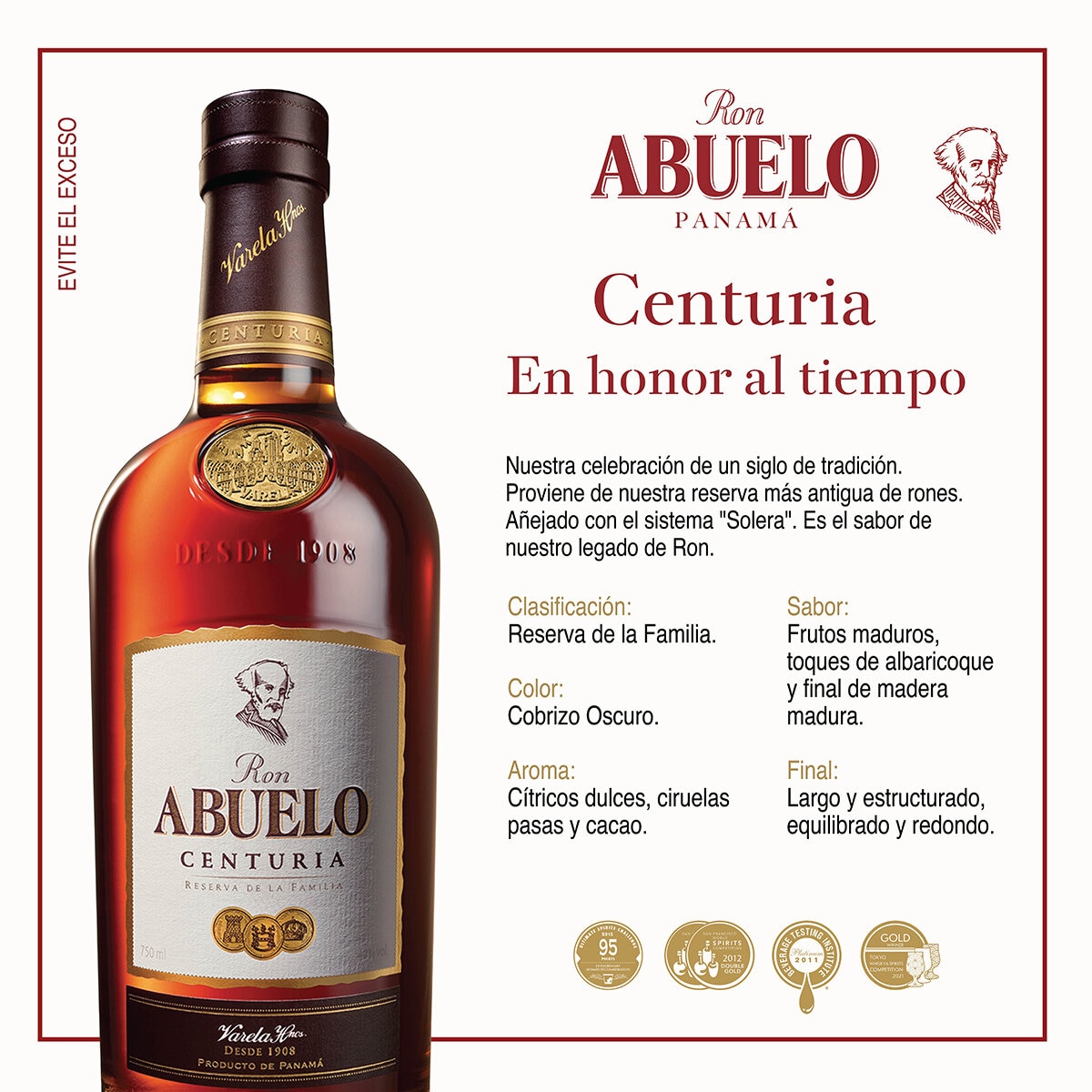 Ron Abuelo Centuria 750 ml Ron Abuelo Centuria 750 ml