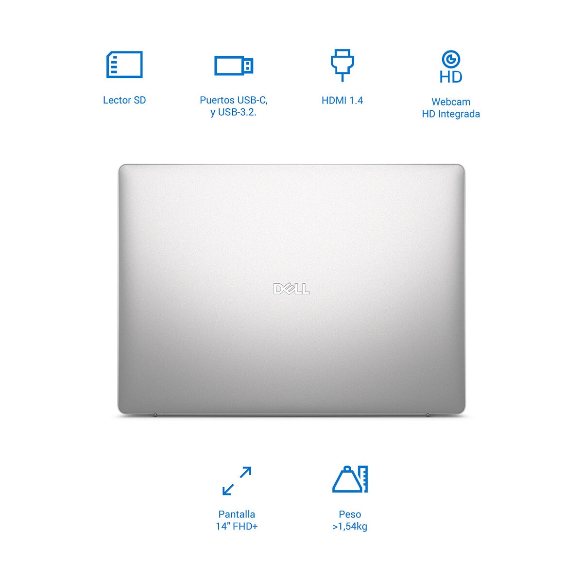 DELL 14 Laptop 14" Full HD+ AMD Ryzen AI 5 16GB 512GB SSD DELL 14 Laptop 14" Full HD+ AMD Ryzen AI 5 16GB 512GB SSD