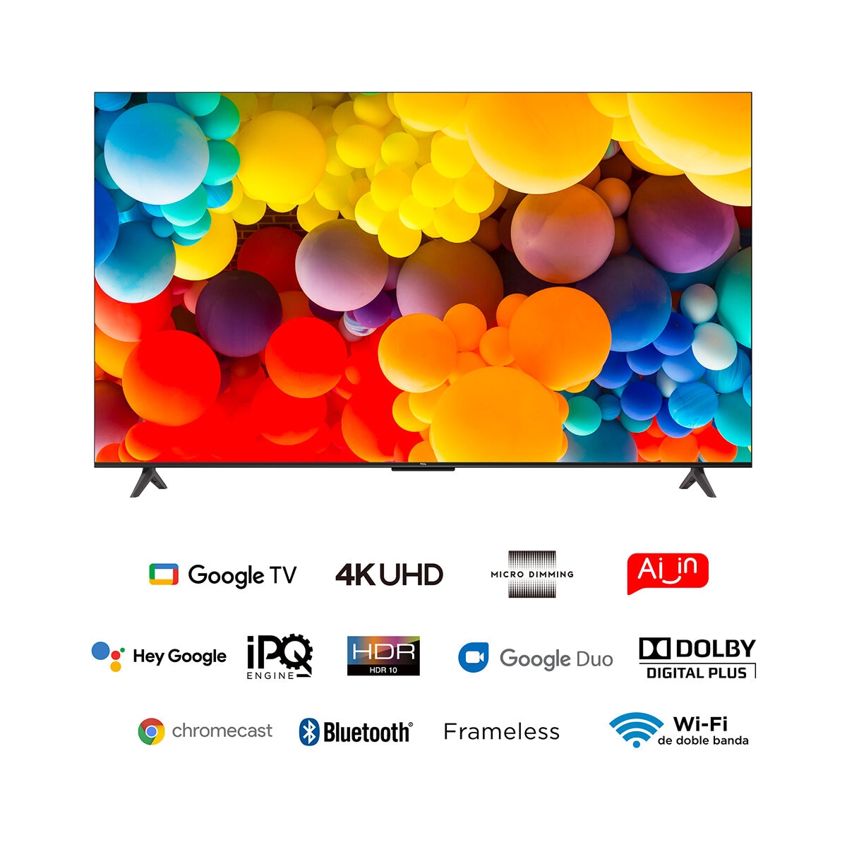 TCL Pantalla 75" 4K UHD Smart TV 