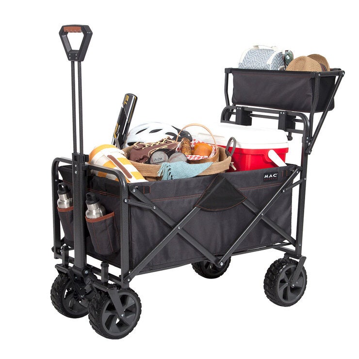 Mac Sports Carrito Plegable Deluxe XL con Red de Carga Mac Sports Carrito Plegable Deluxe XL con Red de Carga