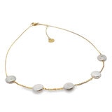 Mayfer, Collar en Aleación de Metal, con Perlas Naturales para Dama Mayfer, Collar en Aleación de Metal, con Perlas Naturales para Dama