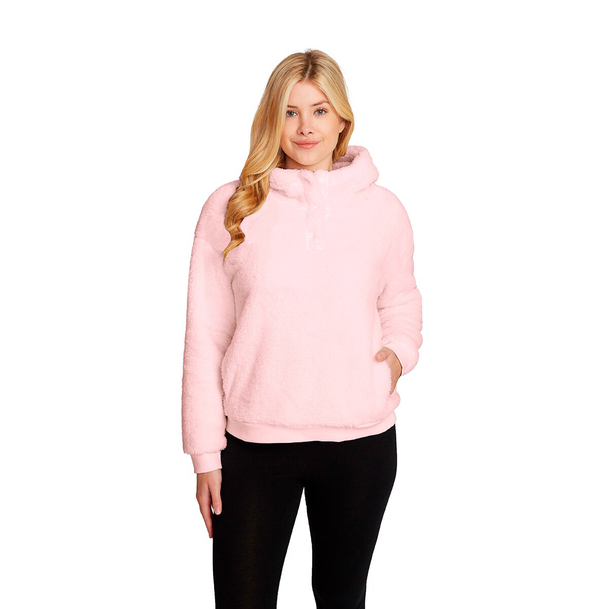 sudadera rosa chica