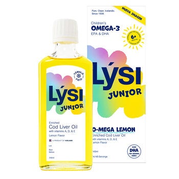 LYSI JR Aceite de Higado de Bacalao para niños Sabor Limón LYSI JR Aceite de Higado de Bacalao para niños Sabor Limón
