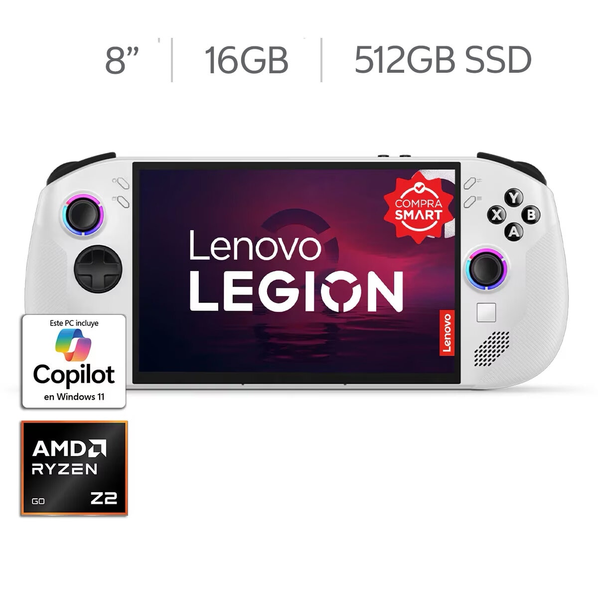 Lenovo Legion Go S Consola Portátil 8" WUXGA AMD Ryzen Z2 Go 16GB 512GB SSD Lenovo Legion Go S Consola Portátil 8" WUXGA AMD Ryzen Z2 Go 16GB 512GB SSD