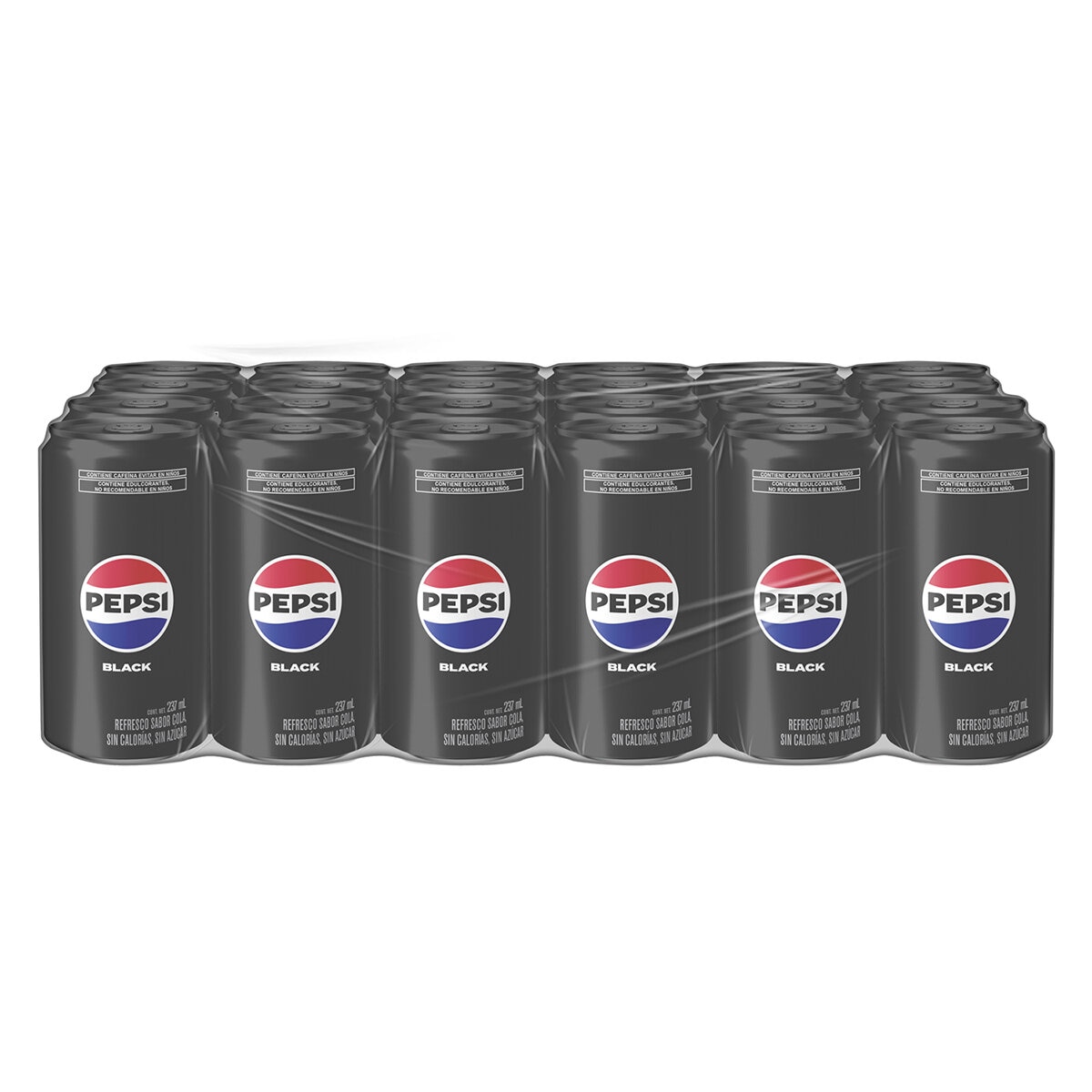 Pepsi Black 24 pzs de 237 ml Pepsi Black 24 pzs de 237 ml
