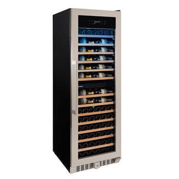 wine enthusiast cava de vinos 150 botellas gris
