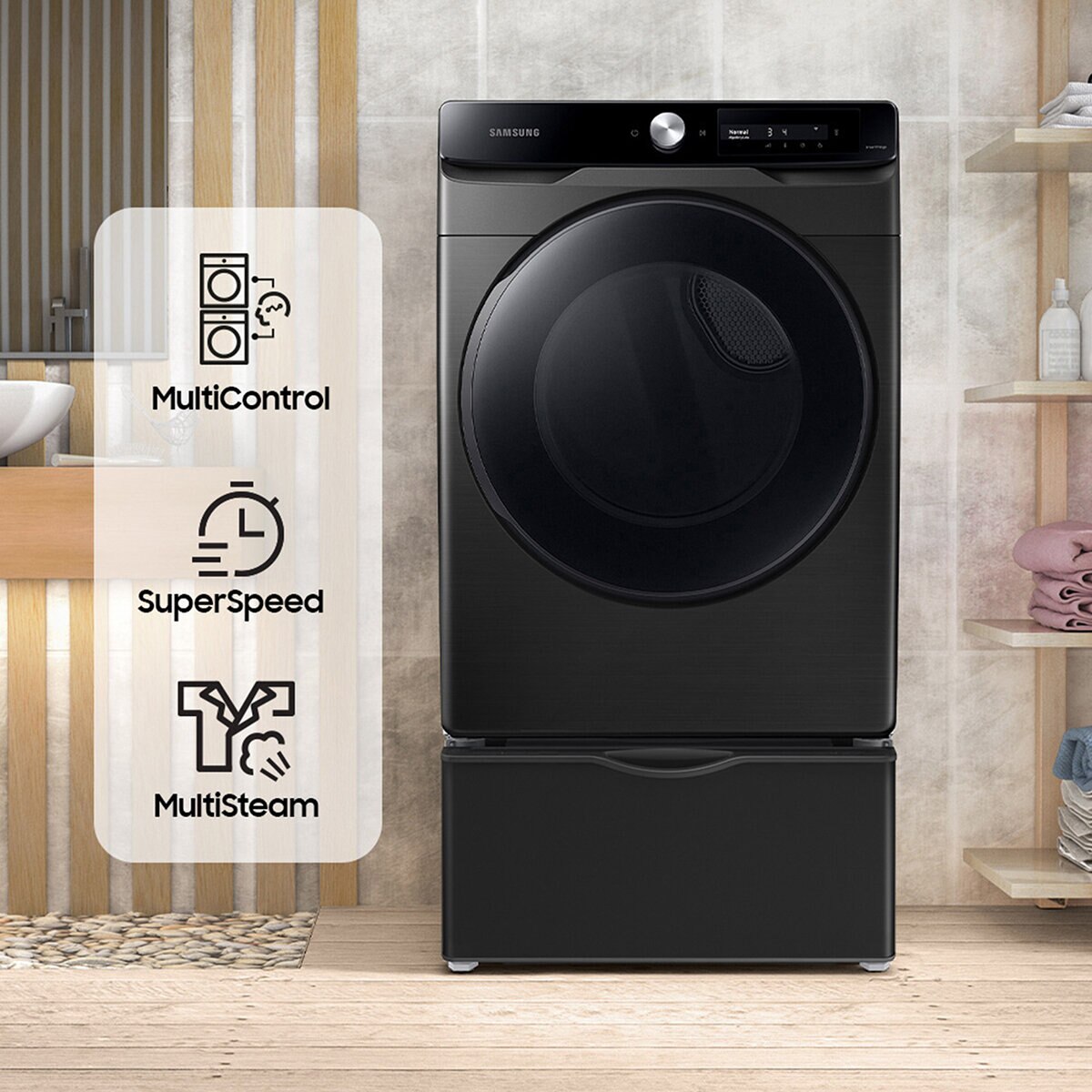 Samsung Secadora 24KG con Pedestal Samsung Secadora 24KG con Pedestal