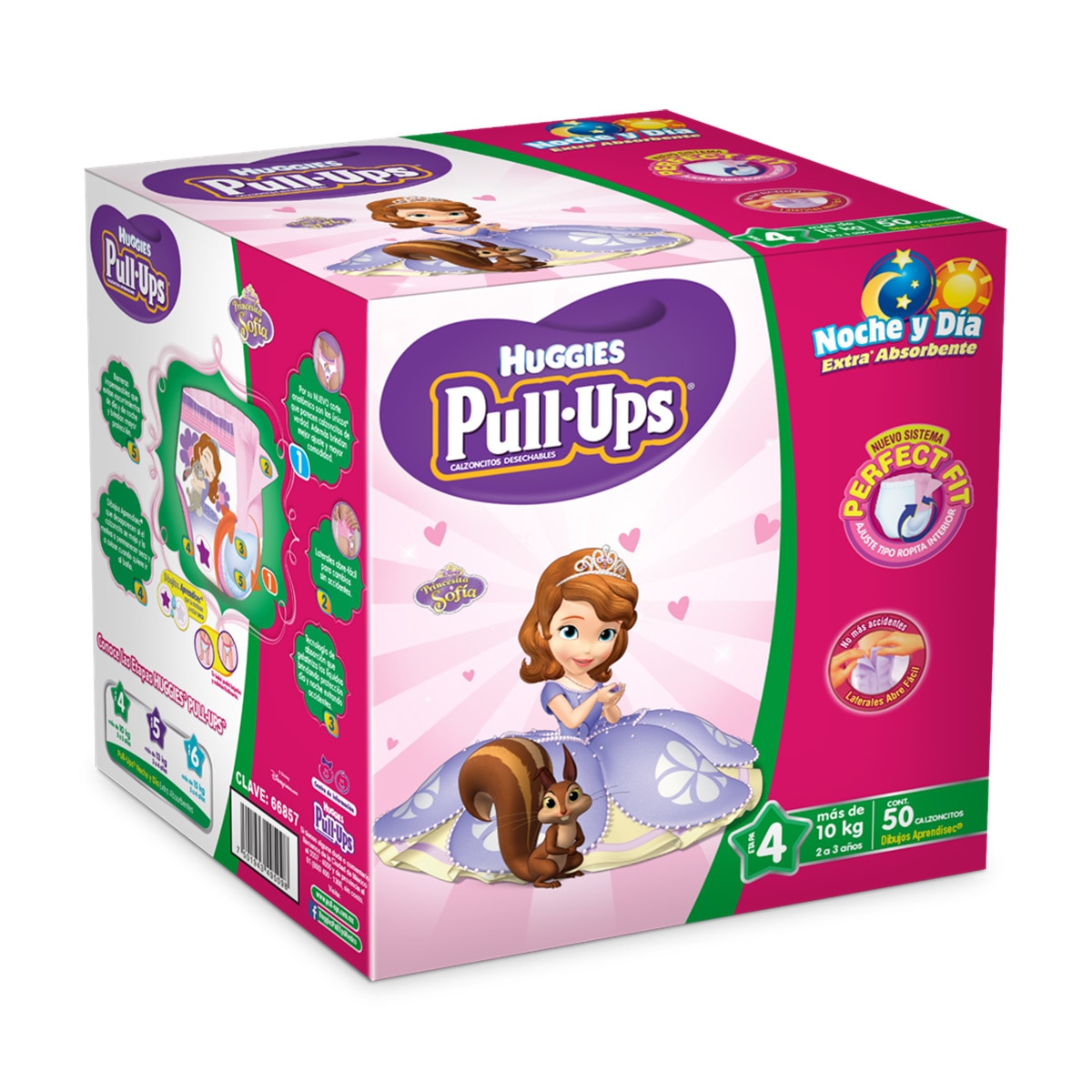 Huggies Pull Ups Calzoncitos Entrenadores Para Niña Etapa 4 Noche Y