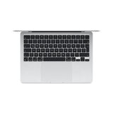 Apple MacBook Air 13" Chip M3 256GB Plata CPU de 8 núcleos GPU de 8 núcleos Memoria unificada de 16GB