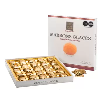 Marrons Glacés Castañas Cristalizadas 25 pzas de 17 g