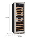 Wine Enthusiast Cava de Vinos 150 Botellas Gris Wine Enthusiast Cava de Vinos 150 Botellas Gris