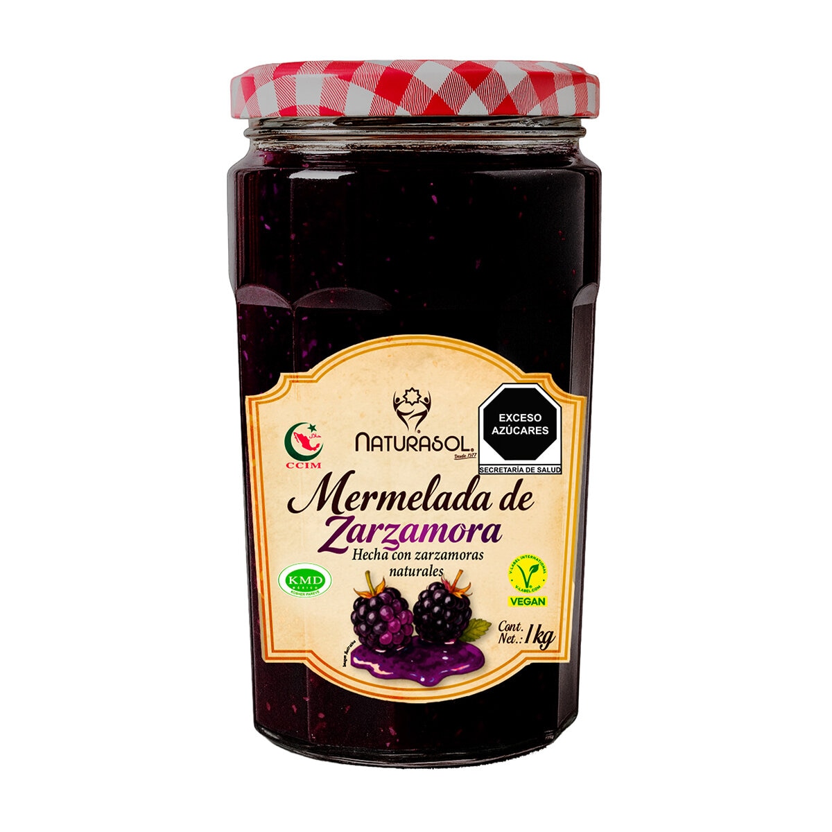 Naturasol Mermelada Zarzamora 1 kg Naturasol Mermelada Zarzamora 1 kg