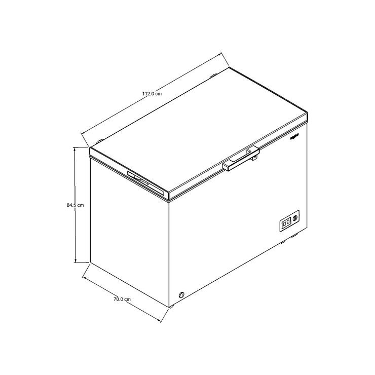 Whirlpool Congelador horizontal 11' Whirlpool Congelador horizontal 11'