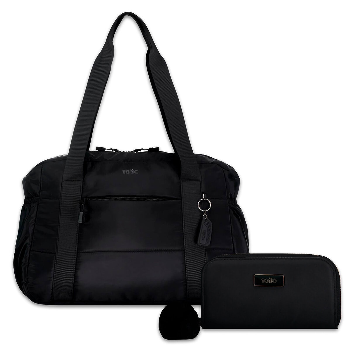 Bolso Fatima con Billetera Adelaide Negro Totto  