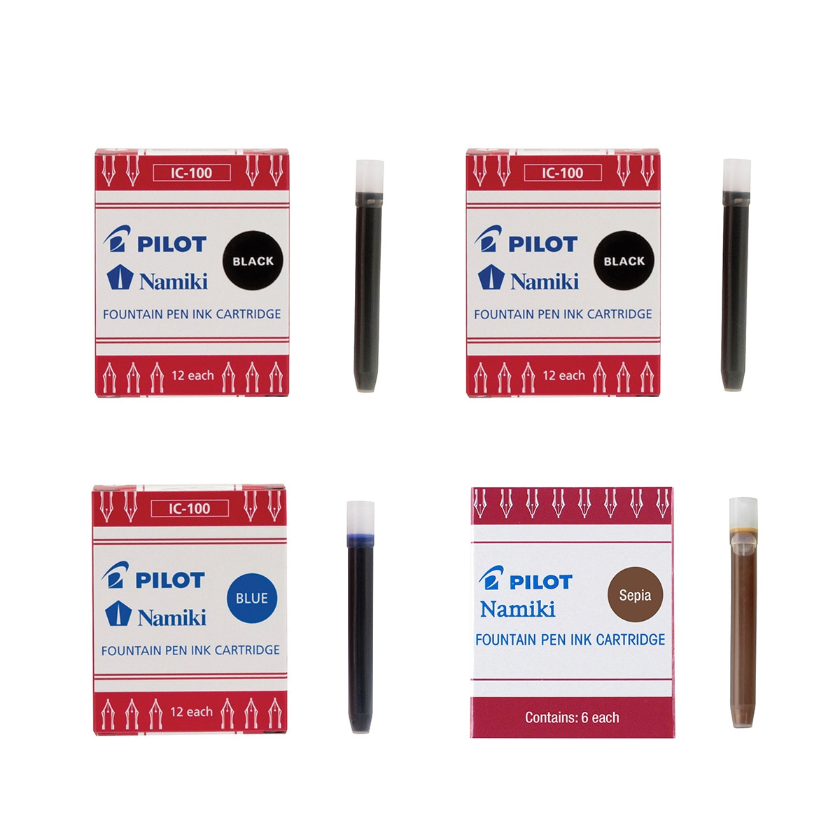 Pilot Set de Cartuchos Plumas Fuente 42 Unidades Pilot Set de Cartuchos Plumas Fuente 42 Unidades