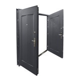 International Door Supply, Puerta de Seguridad Sofia Doble Gris Oxford