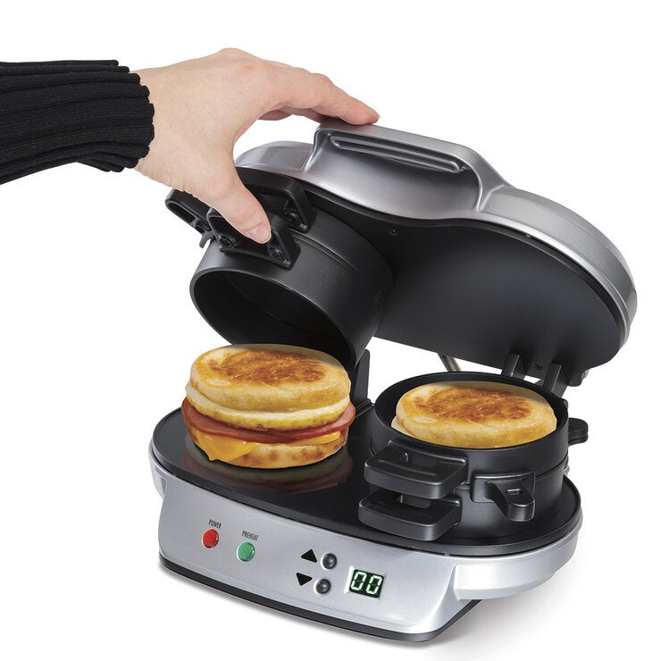 Hamilton Beach sandwichera doble para desayuno Hamilton Beach sandwichera doble para desayuno