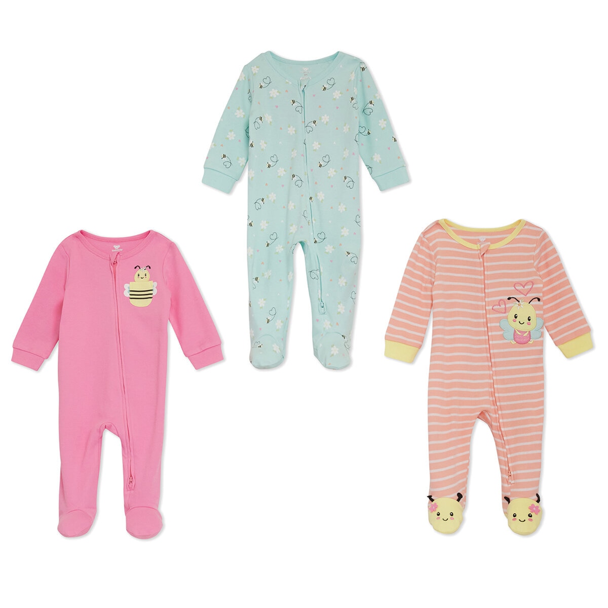 Koala Kids Mameluco 3 piezas para Bebé Varias Tallas y Colores Koala Kids Mameluco 3 piezas para Bebé Varias Tallas y Colores