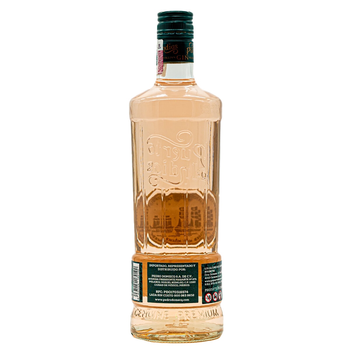 Ginebra Puerto de Indias Peach & Orange 750 ml