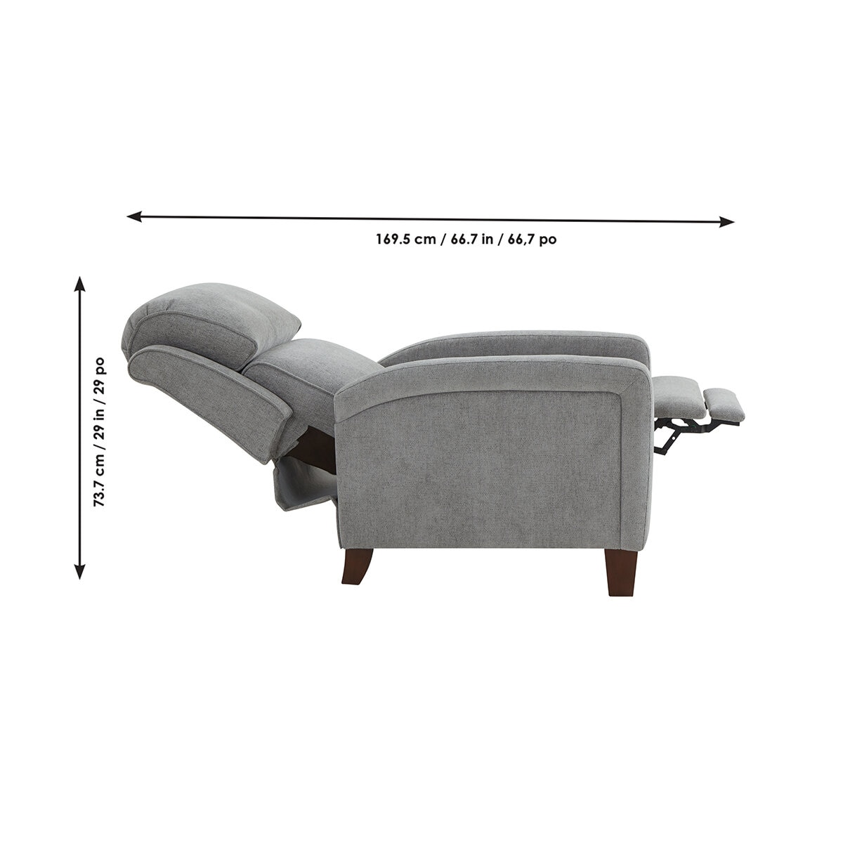 Synergy Home Furnishings, Sillón Reclinable de Tela