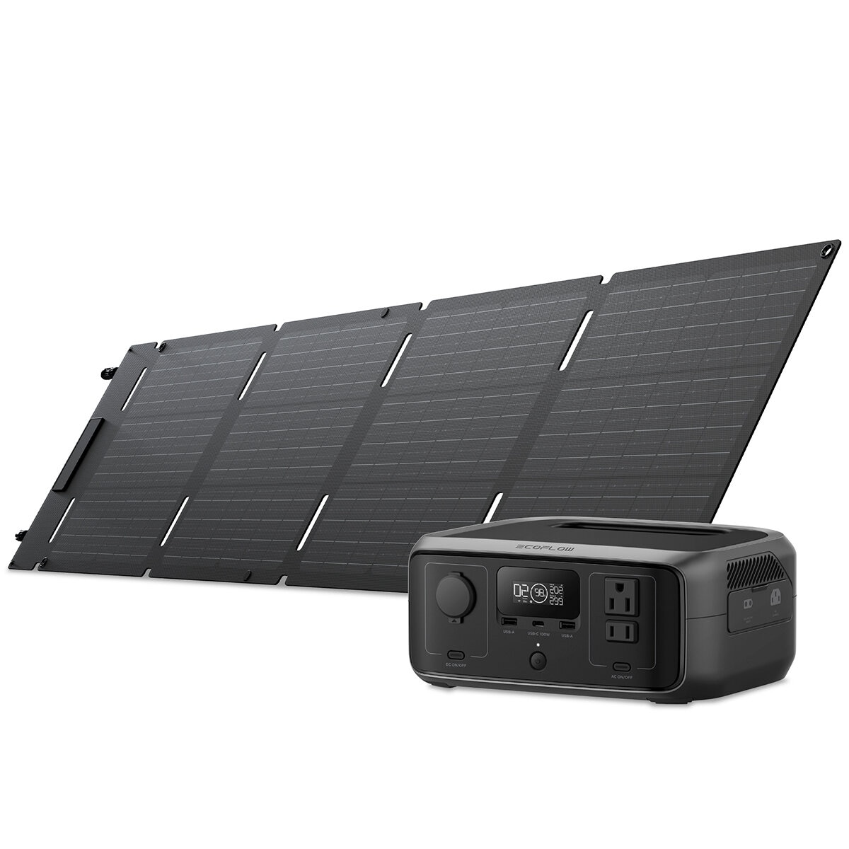 EcoFlow, Estación de Energía, River 3+Panel Solar 60W EcoFlow, Estación de Energía, River 3+Panel Solar 60W