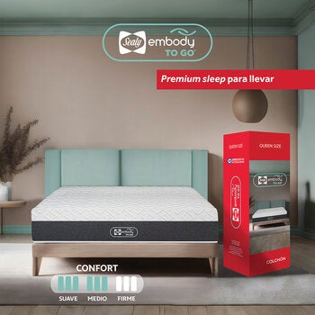 Sealy, Embody To Go, Colchón Queen Size Sealy, Embody To Go, Colchón Queen Size