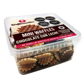 Wafflemeister Mini Waffle Cubierto con Chocolate con Leche 700 g Wafflemeister Mini Waffle Cubierto con Chocolate con Leche 700 g
