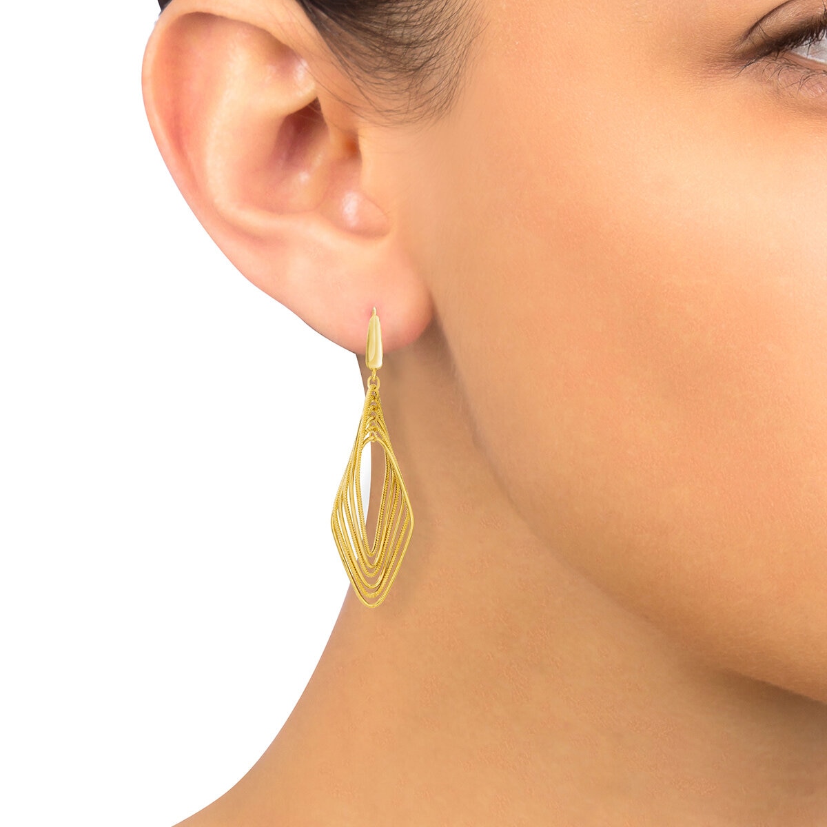 Aretes, Oro Amarillo de 14K