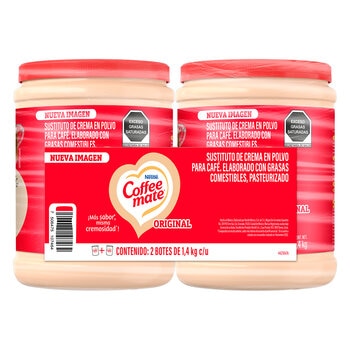 Coffee Mate Sustituto de Crema en Polvo 2 pzas de 1.4 kg