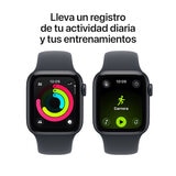 Apple Watch SE 3 (GPS) 40mm Aluminio Medianoche + Correa Deportiva Medianoche - Talla S/M Apple Watch SE 3 (GPS) 40mm Aluminio Medianoche + Correa Deportiva Medianoche - Talla S/M