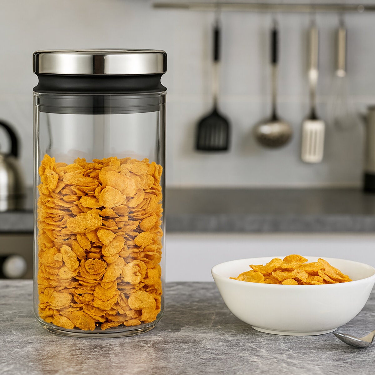 WMF Recipiente de Almacenamiento de Cristal, 1L WMF Recipiente de Almacenamiento de Cristal, 1L