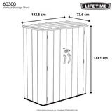 Lifetime, Cobertizo Vertical 173 cm x 73 cm Lifetime, Cobertizo Vertical 173 cm x 73 cm