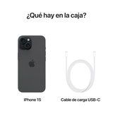 Apple iPhone 15 256GB Negro