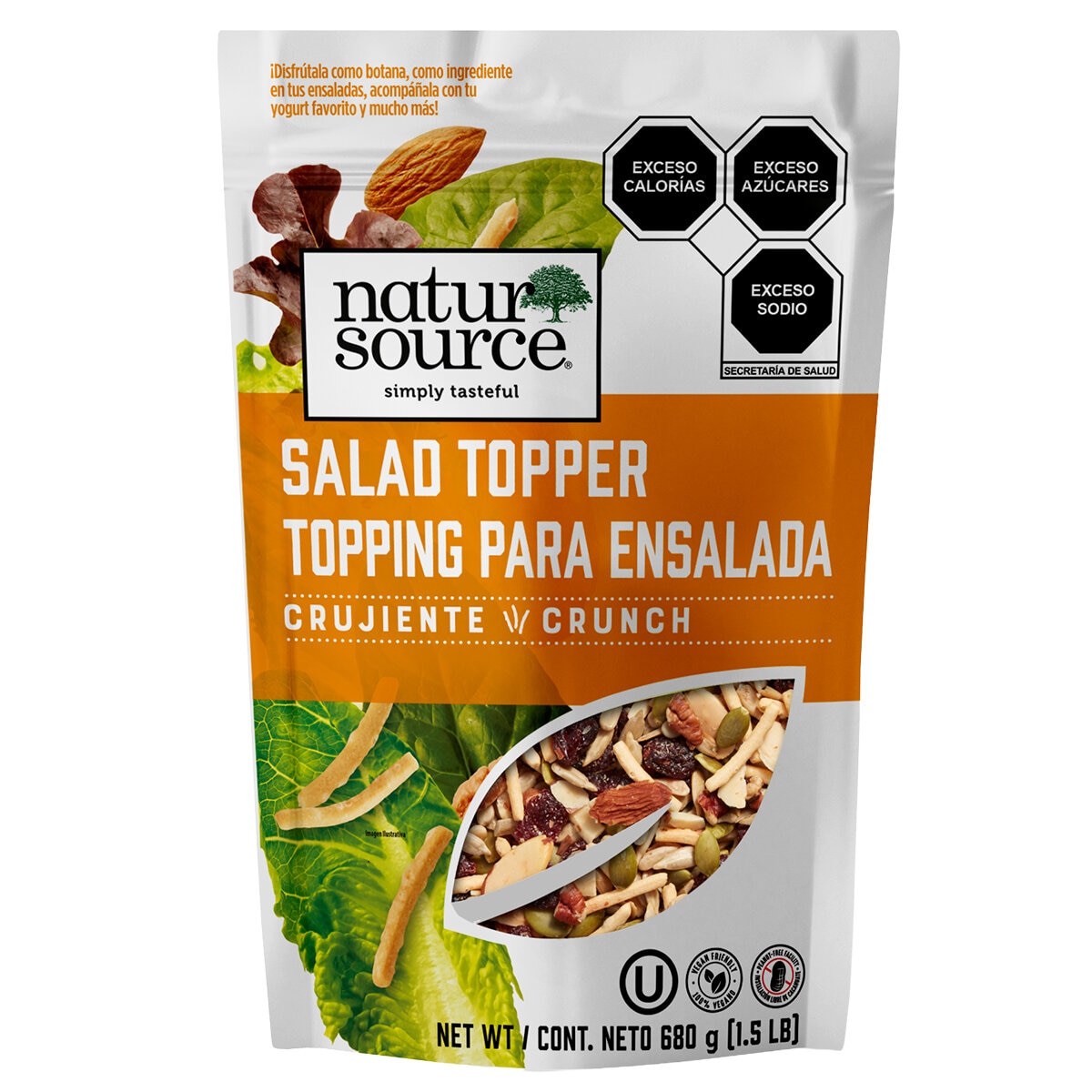 Natur Source Topping Crujiente para Ensalada 680 g Natur Source Topping Crujiente para Ensalada 680 g
