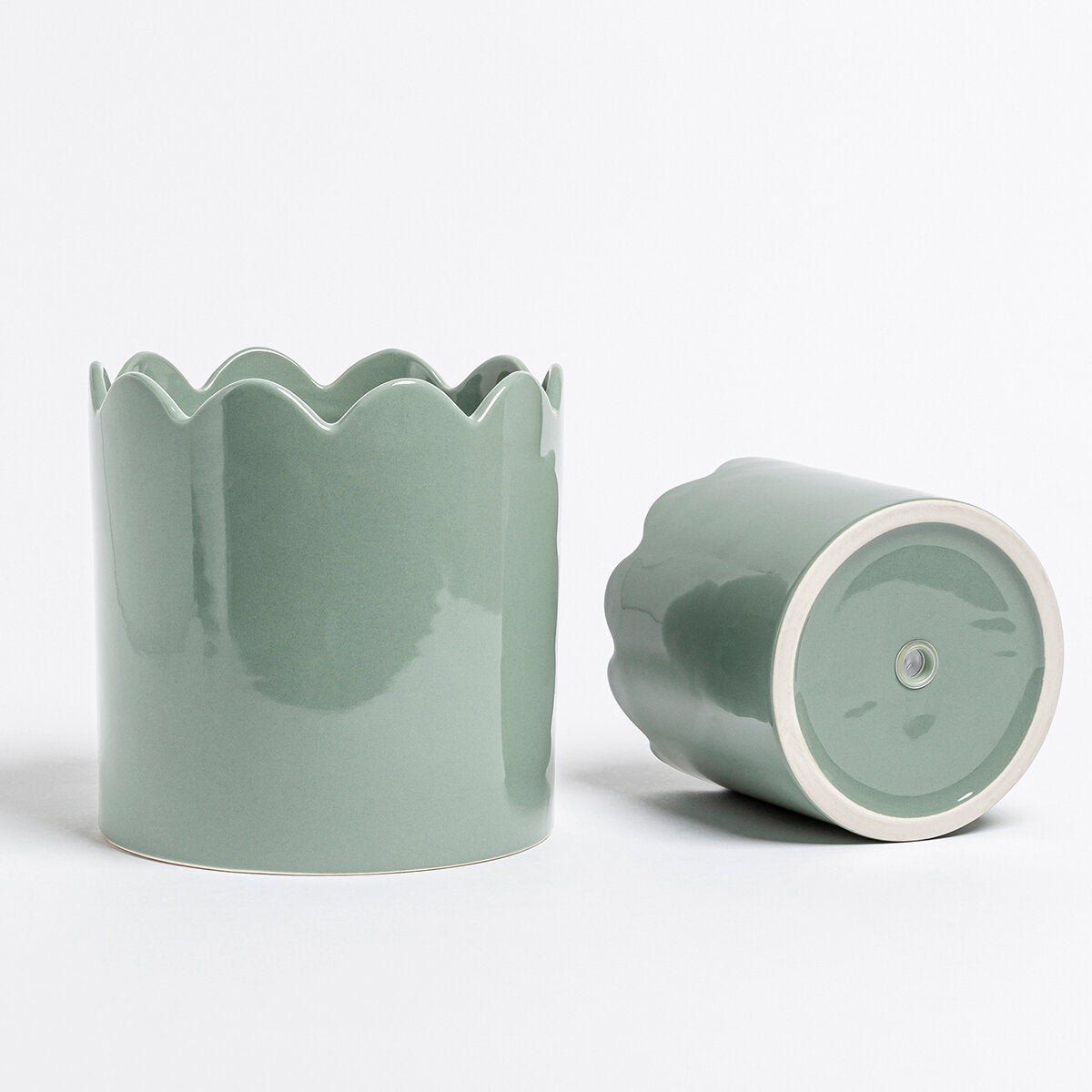 Over & Back, Inspiration Set de 2 Macetas Verde Over & Back, Inspiration Set de 2 Macetas Verde